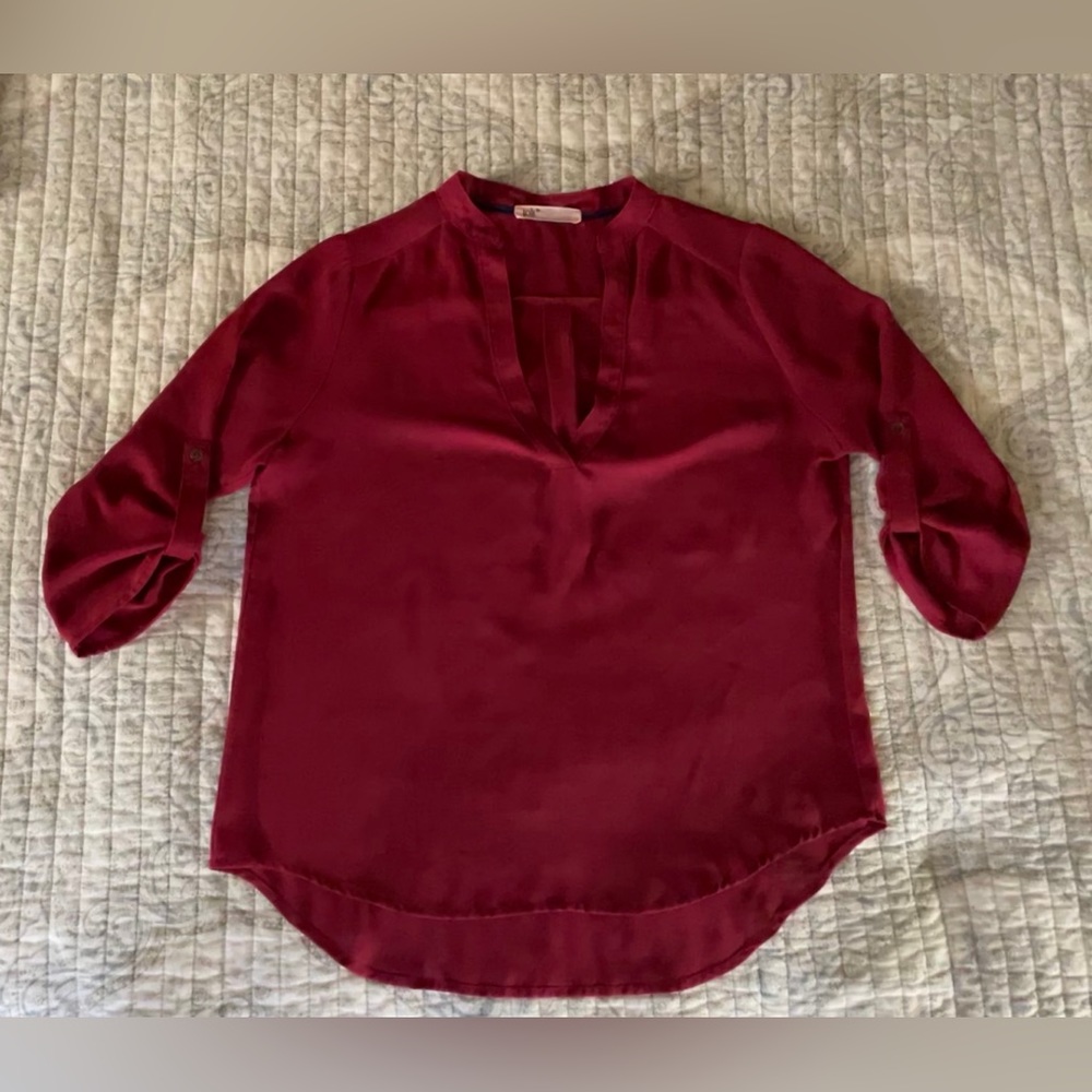 Jolt - burgundy blouse, Size M